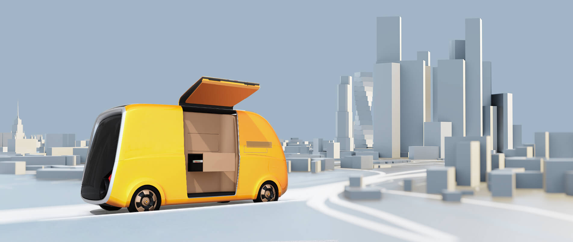 pp电子游戏官方网站助力无人配送车解急难